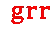 Grr emote