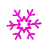 Pinksnowflake emote