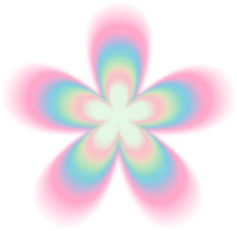 pastelrainbowflower emote