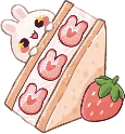 strawberrycake_bunny emote