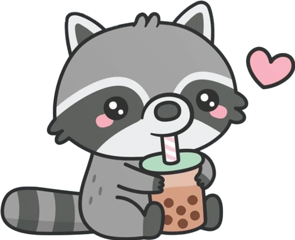 RacoonDrink emote