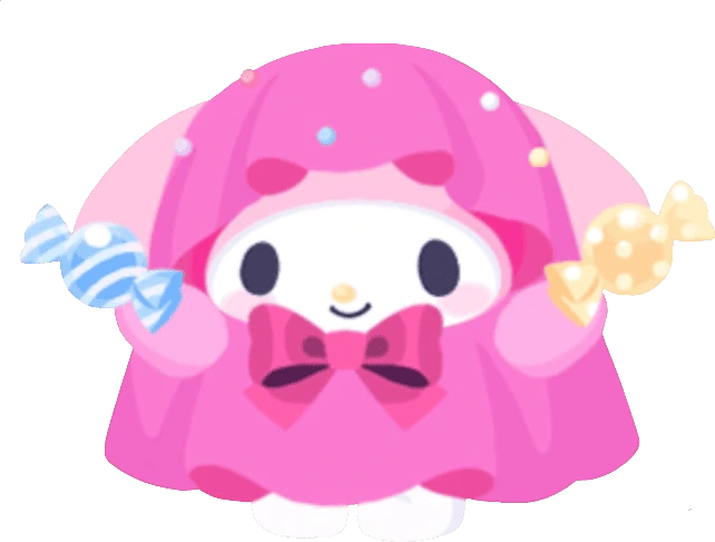 mymelody_pink_ghost emote