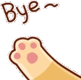 PawBye emote