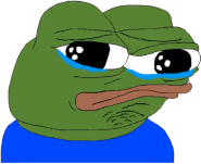 PepeSadCry emote