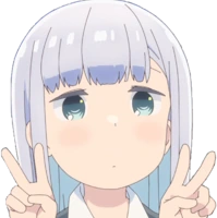Aharen_san_Peace sticker