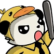 PandaDuckCop emote