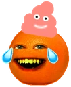 LaughingOrangePoo emoji