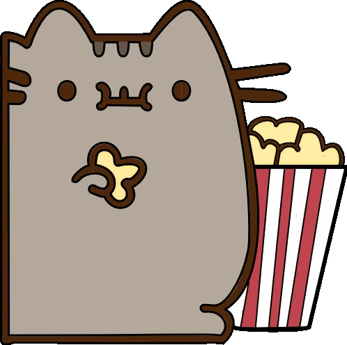 PusheenPopcorn emote