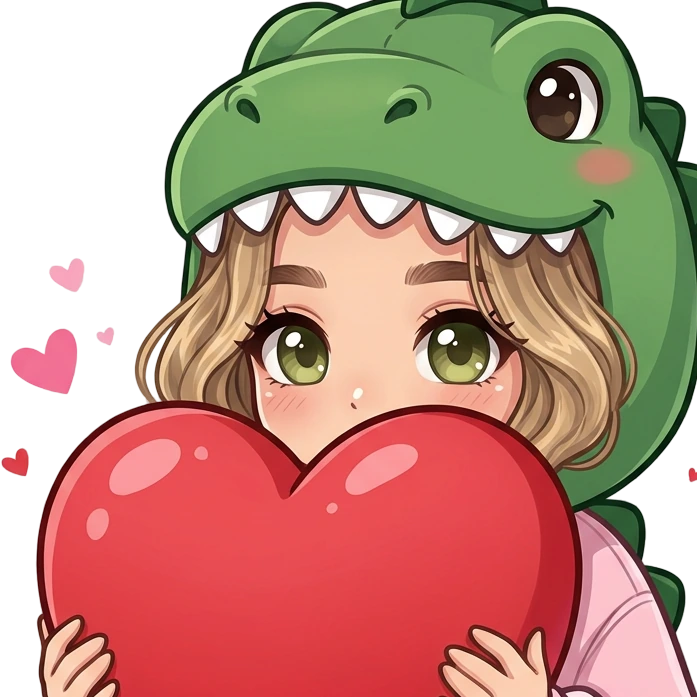 curely_dino emote