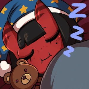Meru_Sleeping emoji