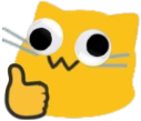 blobcatgooglythumbsup emote