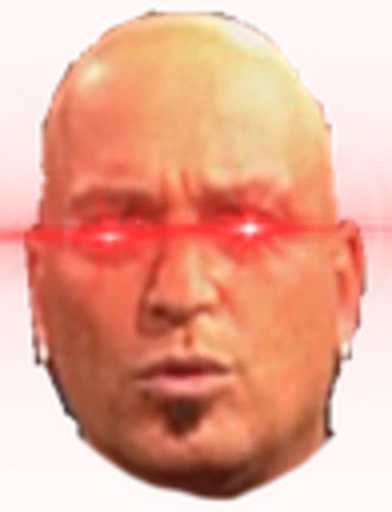 HowieWithLazerEyes emote