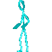 Cyan_stickman emote