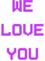 WeLoveYou emote
