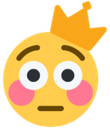 crown_flushed static emote