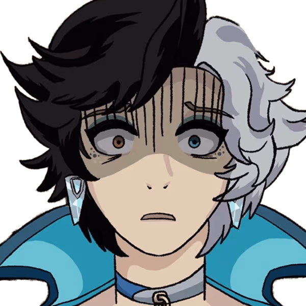 LunaSnowScared emote