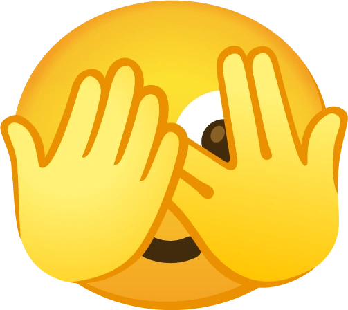 FacewithPeekingEyeEmoji emote