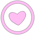 CircledPinkHeart emote