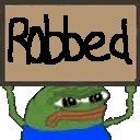 ROBBED emote