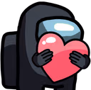 amongus_heart_crewmate_black emote