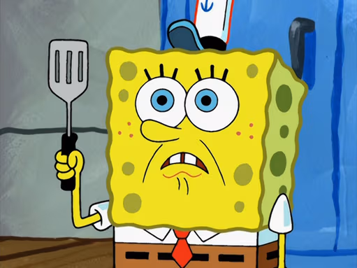 SpongeThousandYardStare emote