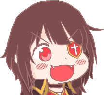 MeguminWithoutHat emote