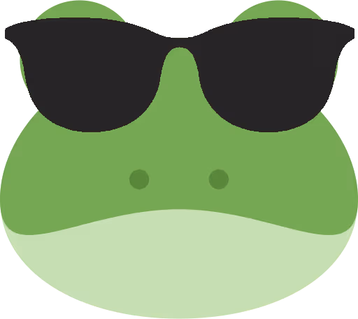 cool_froge_with_sunglasses sticker