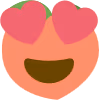 peach_heart_eyes emote
