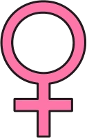 Pinkfemalesymbol emoji