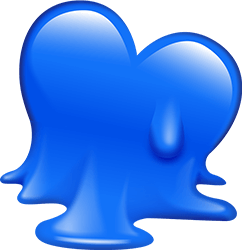 blue_melting_heart static emote
