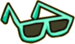 TealSunglasses emote
