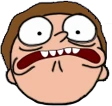 MortyScared emote