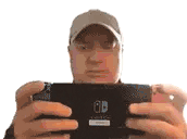 BrendanFraserPlayingHisNintendoSwitch animated emote