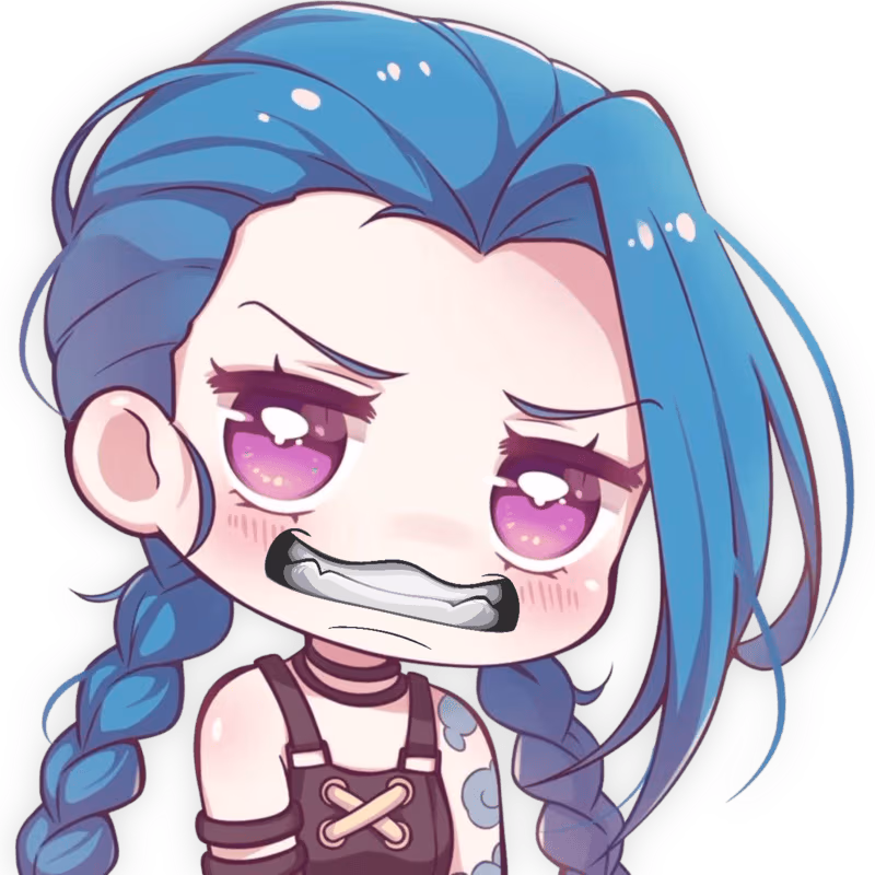 Jinx_Cringe emote