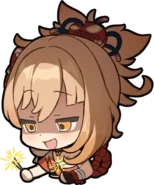 Yoimiyahehe emote