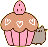 pusheen_cupcake emote