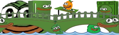FridgeWashingBridgeOrangeTrashSmilersDeskedge static emote