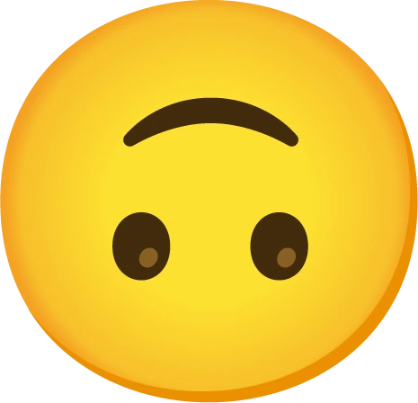 UpsideDownFaceEmoji emote