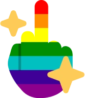 7stripe_lgbt_middle_finger emote