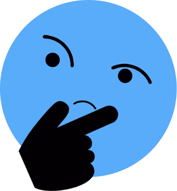 Blue_Face_Thinker emote