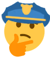 ThinkingCop emote