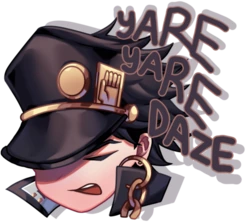 YareYareDaze emote