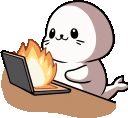 sappyThisIsFine emote
