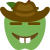 CowboyAppleMellow emote