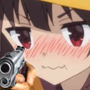 Megumi_gun emote