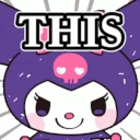 kuromi_this emote