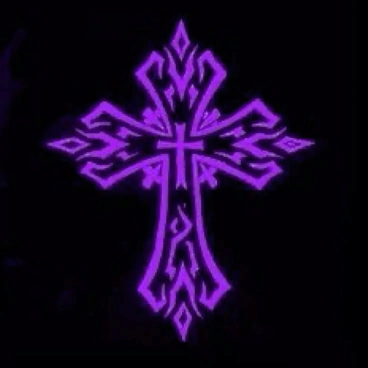 Purple_Cross emote