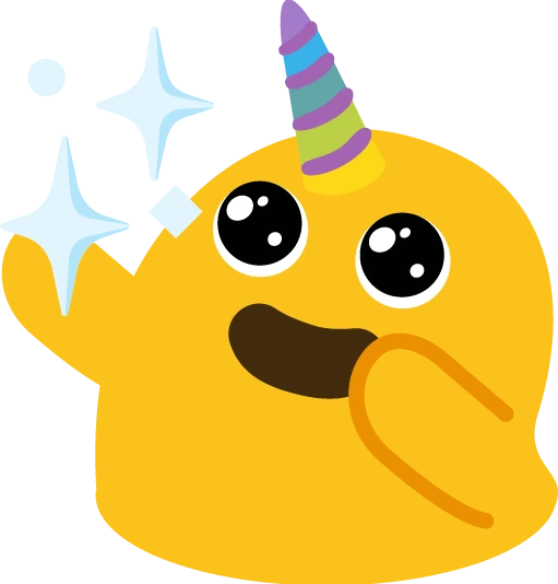 Unicornblob emote