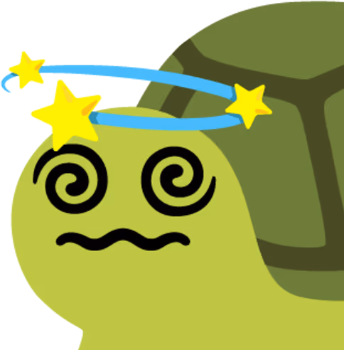 CEDTurtleWithSpiralEyes emote