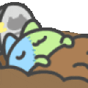 zombugDirtNap animated emote